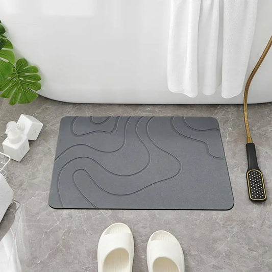 Tapis de bains en pierre absorbante