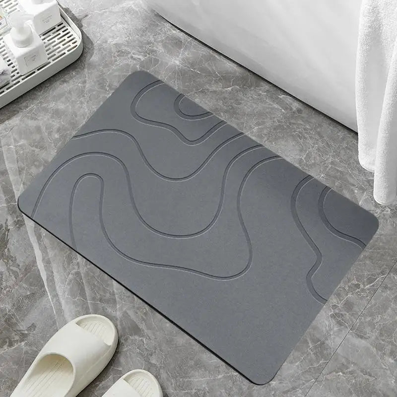 Tapis de bains en pierre absorbante